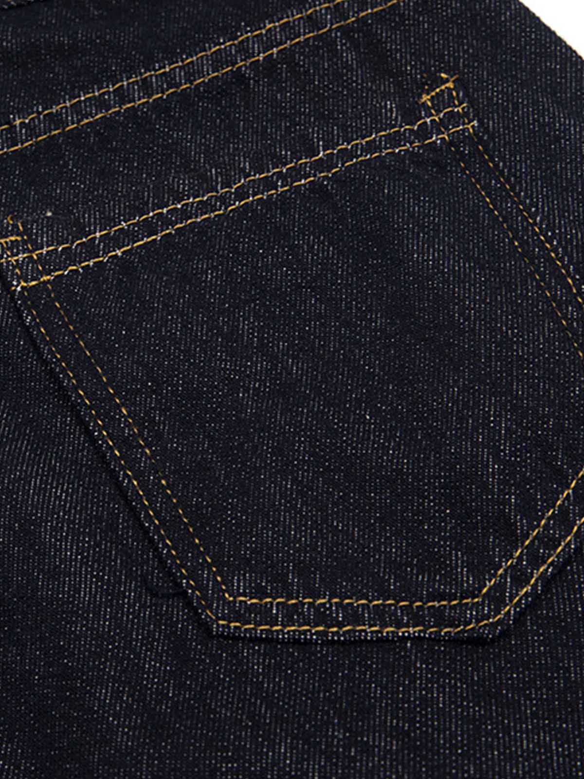 Fun Letter Pocket Barrel Jeans - Goatlv