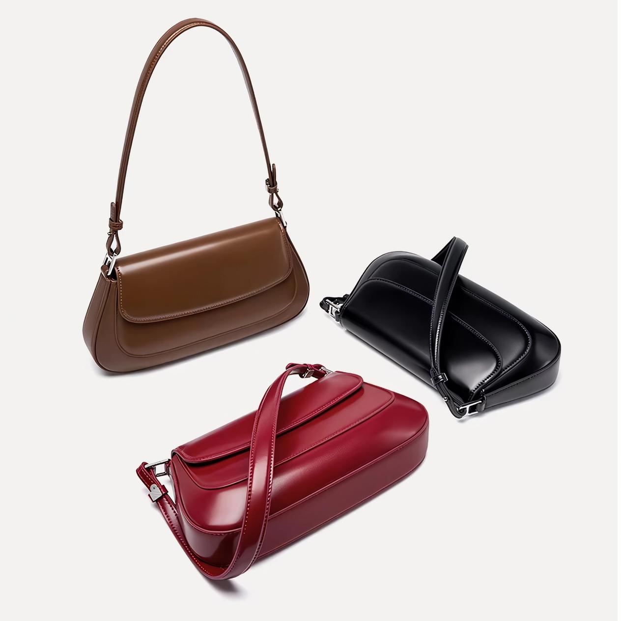 Luxury Genuine Leather Vintage Shoulder Bag for Women – High-Quality Cowhide Handbag Trendha