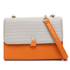 Color Block Quilted Vegan Leather Fashion Shoulder Bag Trendha