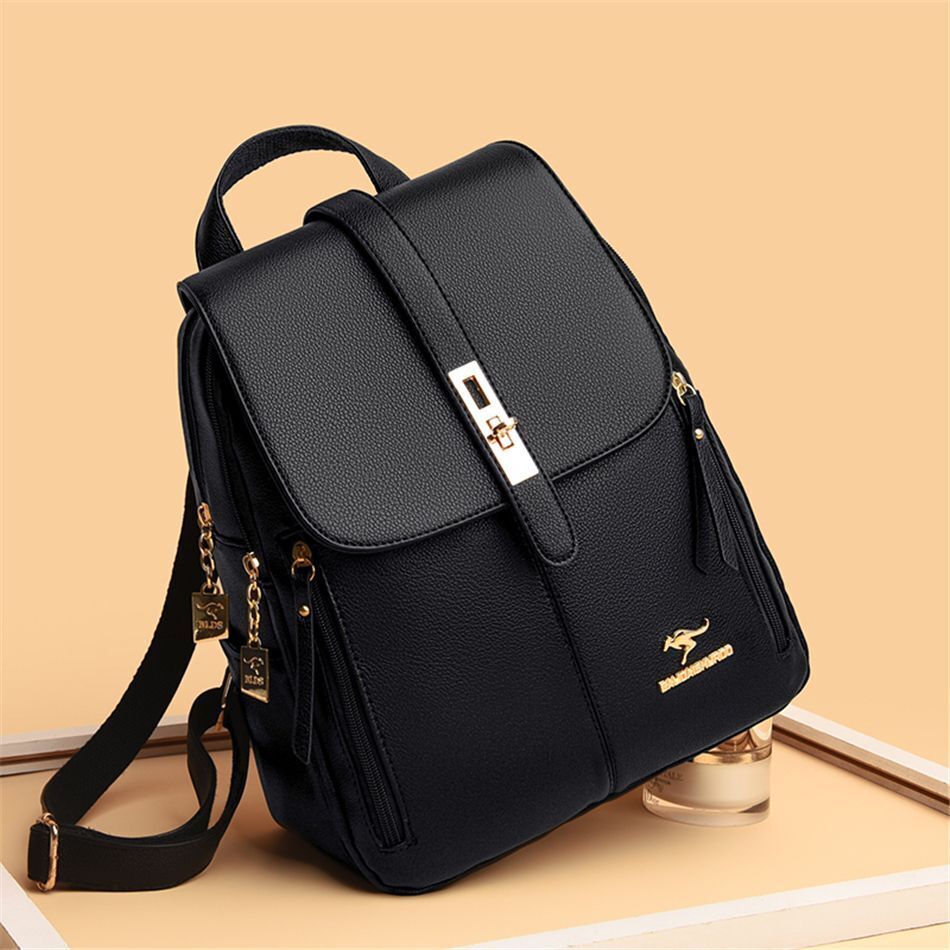 Vintage Leather Backpack Purse Trendha