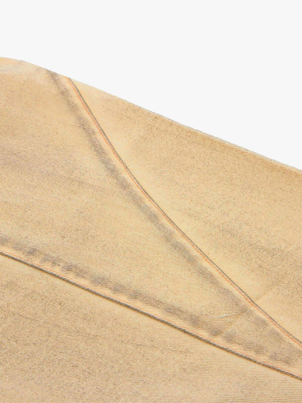 Washed Distressed Detachable Scarf Barrel Jeans - Goatlv