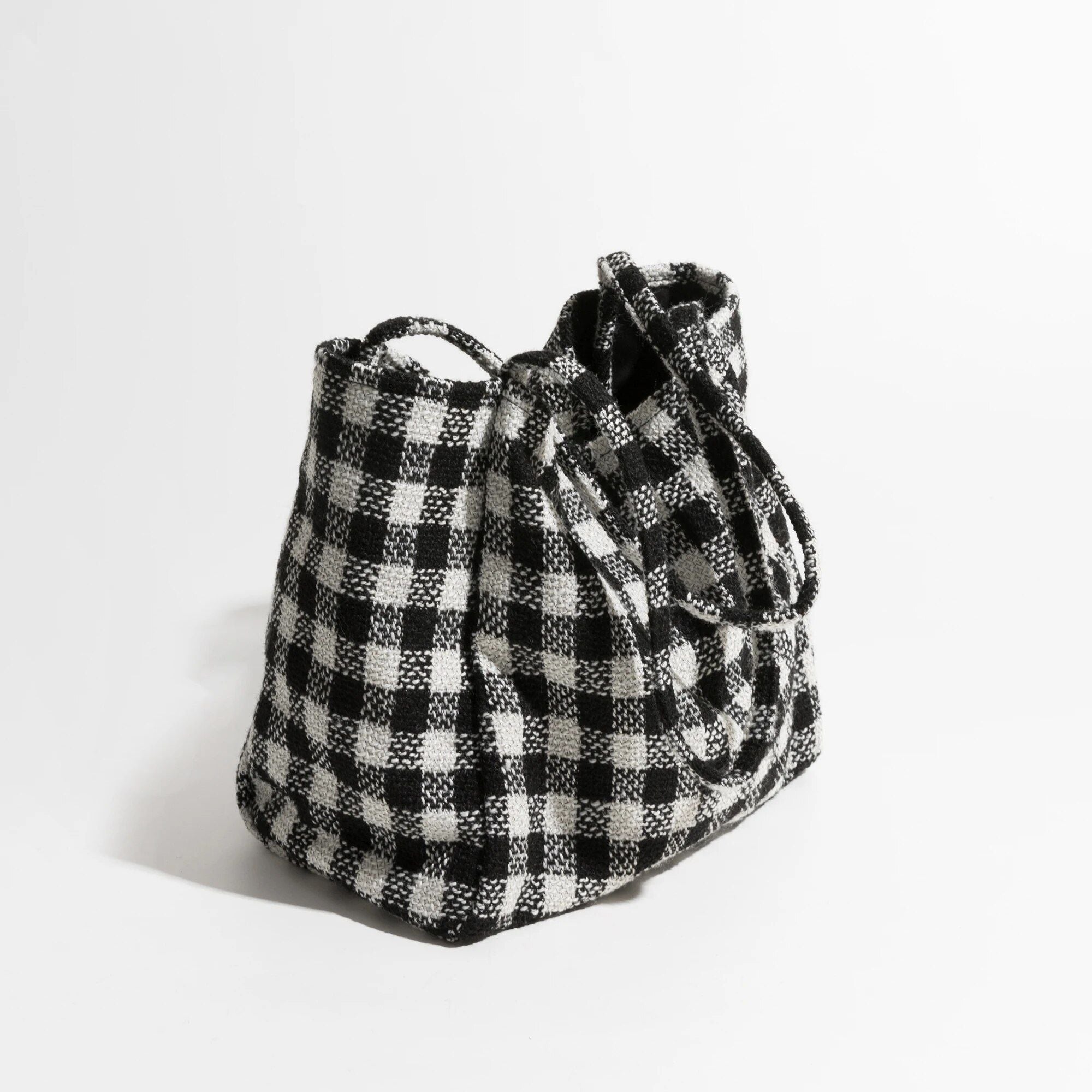 Vintage Plaid Square Shoulder Bag Trendha