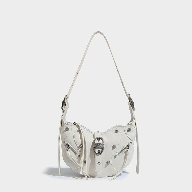 Pink Punk Luxury Leather Sling Crossbody Daypack Trendha