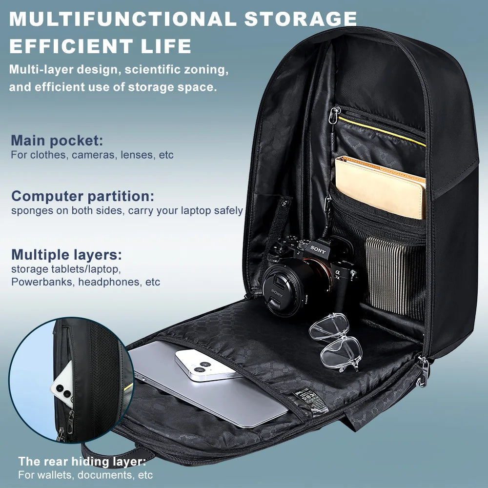 Smart LED Backpack with Pixel Art Display for Business and Travel Trendha