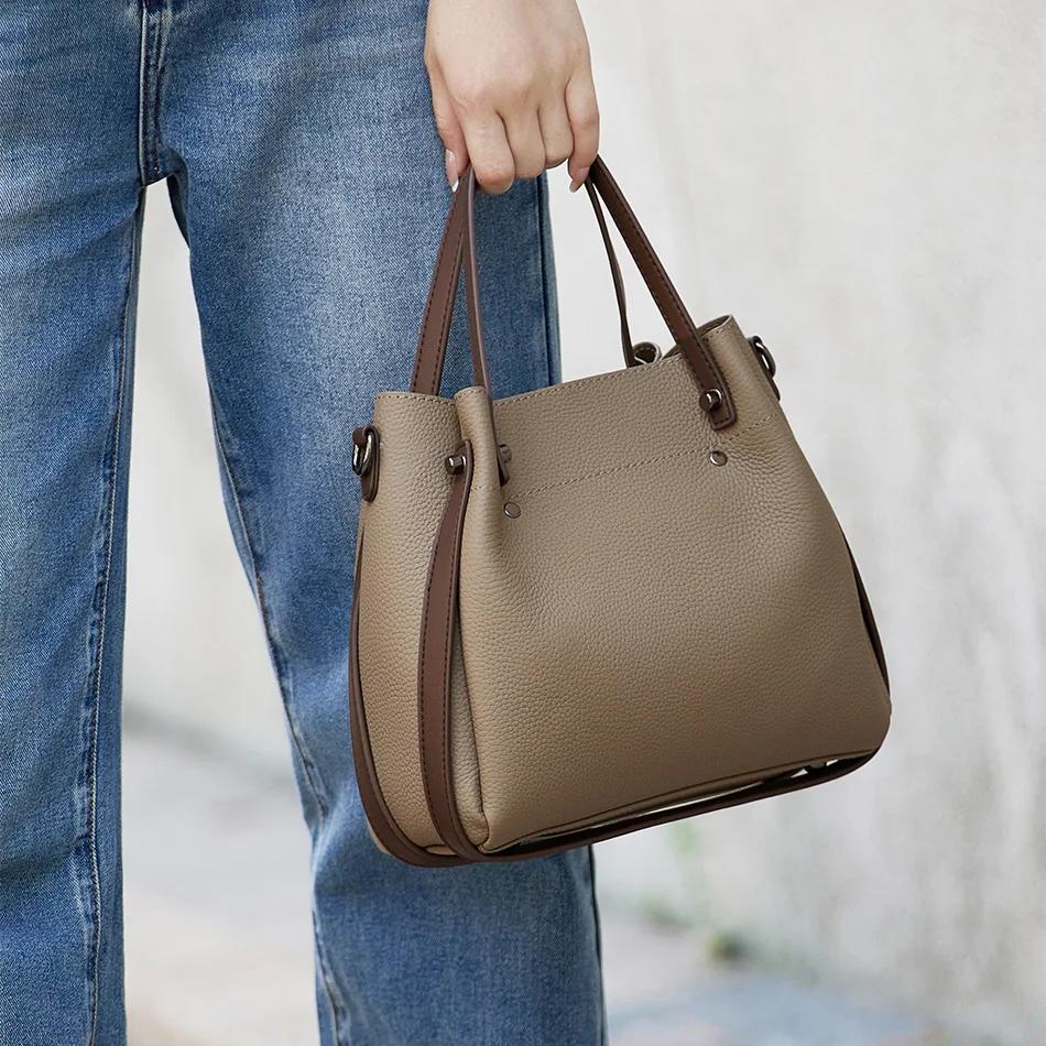 Limited Edition Genuine Leather Winter Tote Bag Trendha