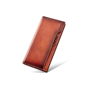 Long Leather Wallet with Strap Trendha
