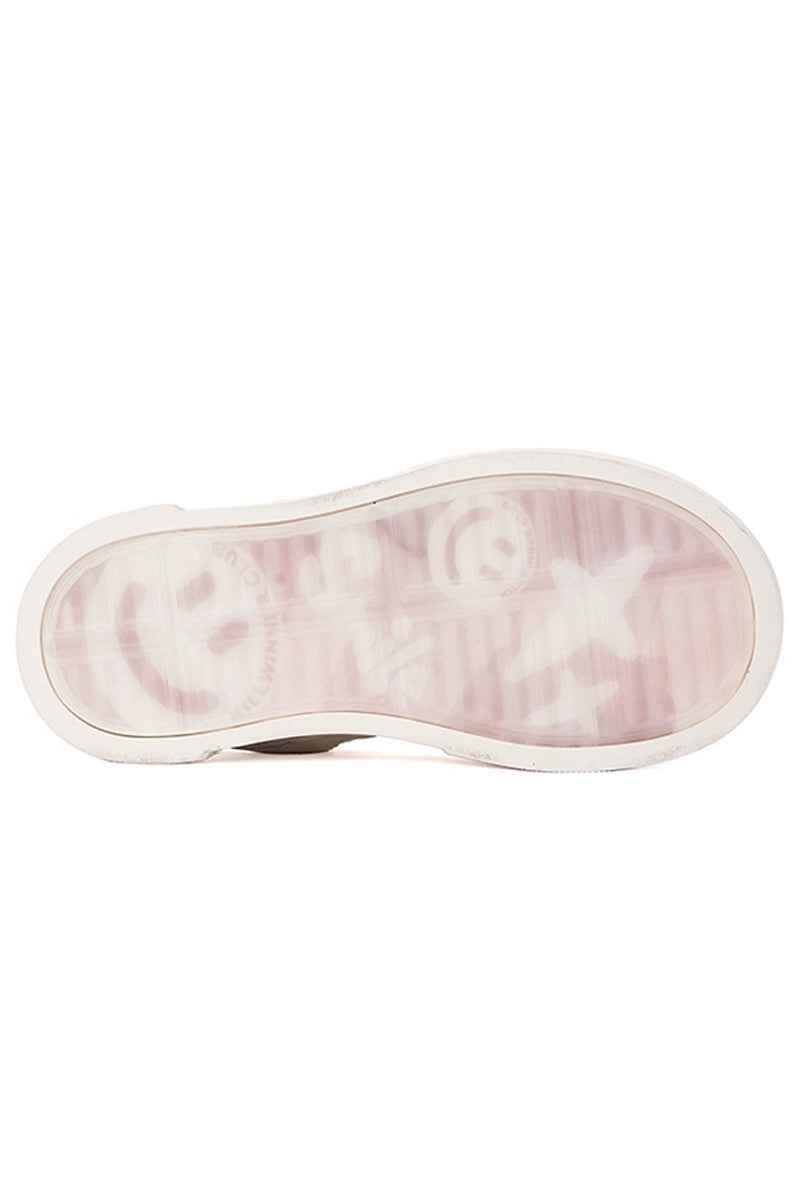 Silk All White Platform Canvas Chunky Sneakers
