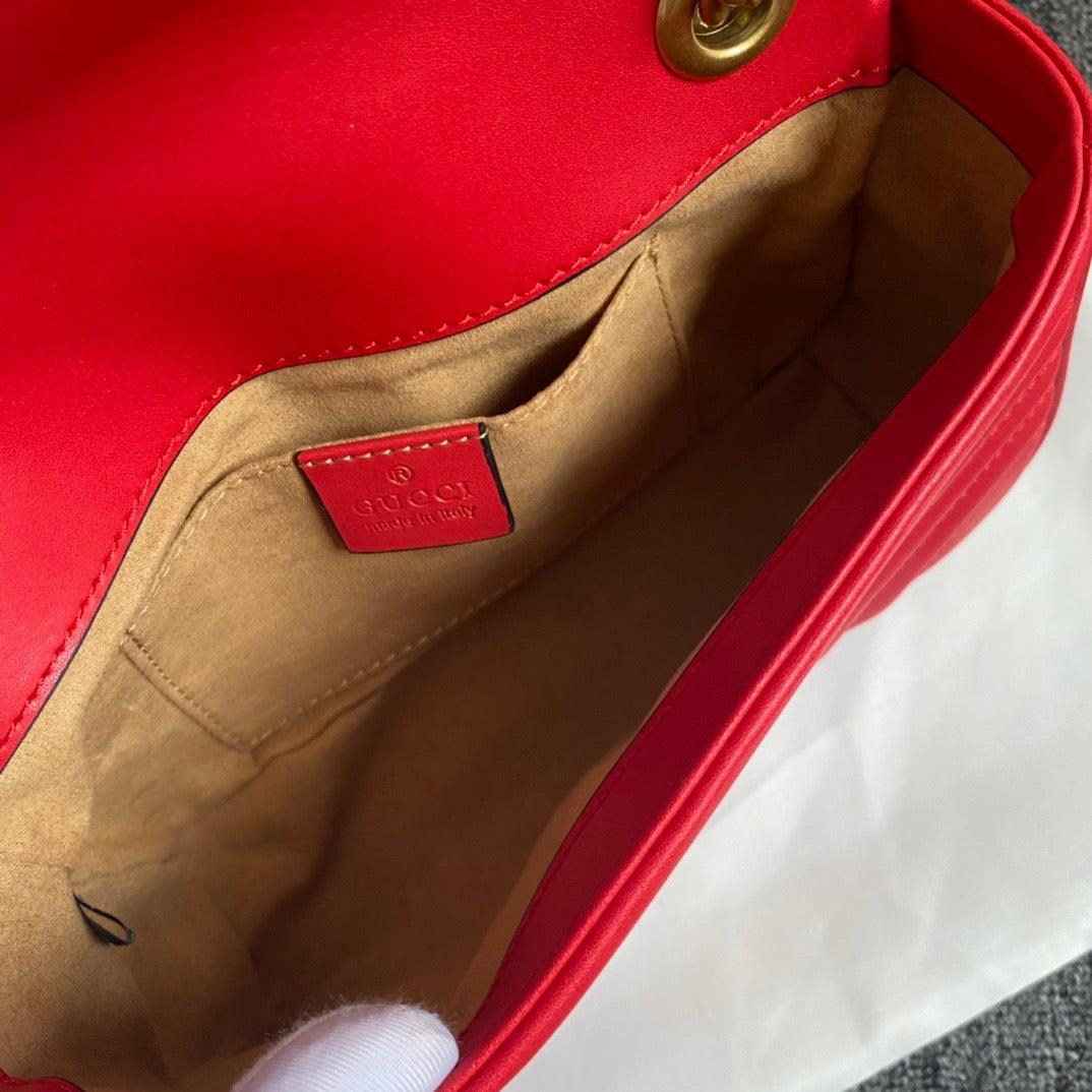 1984 - Marmont Shoulder Messenger Bag Red - GoatLV