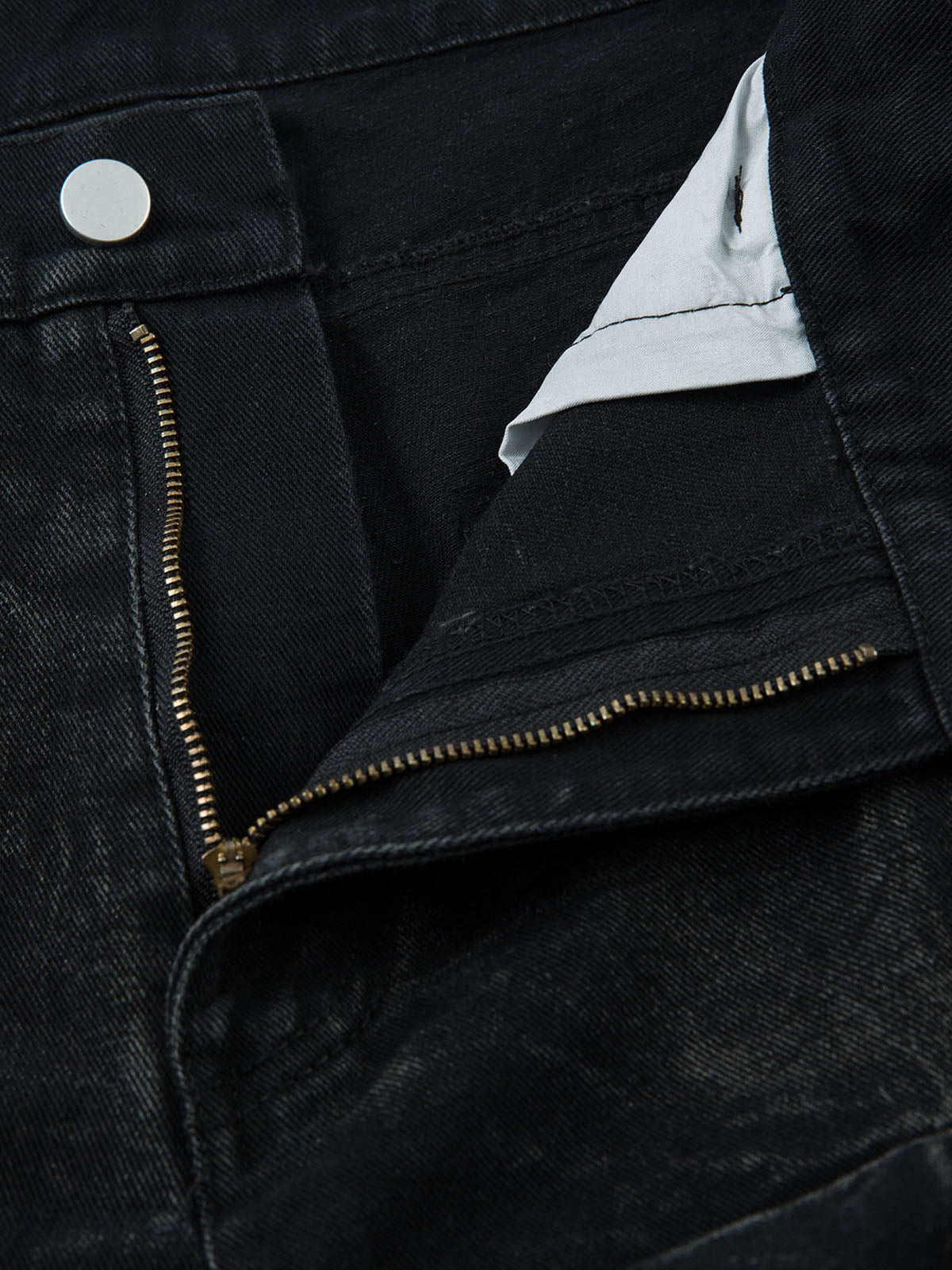 Heavy Washed Distressed Pleated Baggy Jeans - 2282 - Goatlv