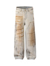 Goatlv Washed Mud-Dye Straight Jeans - Goatlv