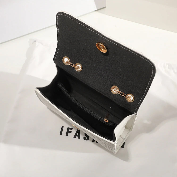 Luxury Embroidered Crossbody Bag with Sequined Tassel Trendha