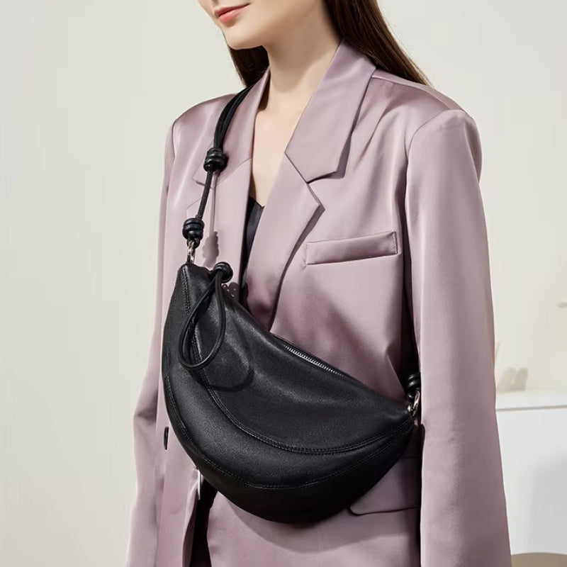 Soft Leather Minimalist Crossbody Bag Trendha