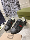 GCI Ace GG Crystal Canvas Black Sneakers-066 Designer Sneakers