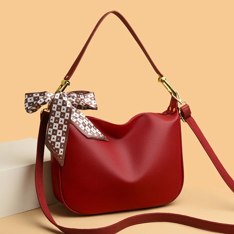 Luxury Designer Soft Leather Women's Shoulder Crossbody Bag Trendha