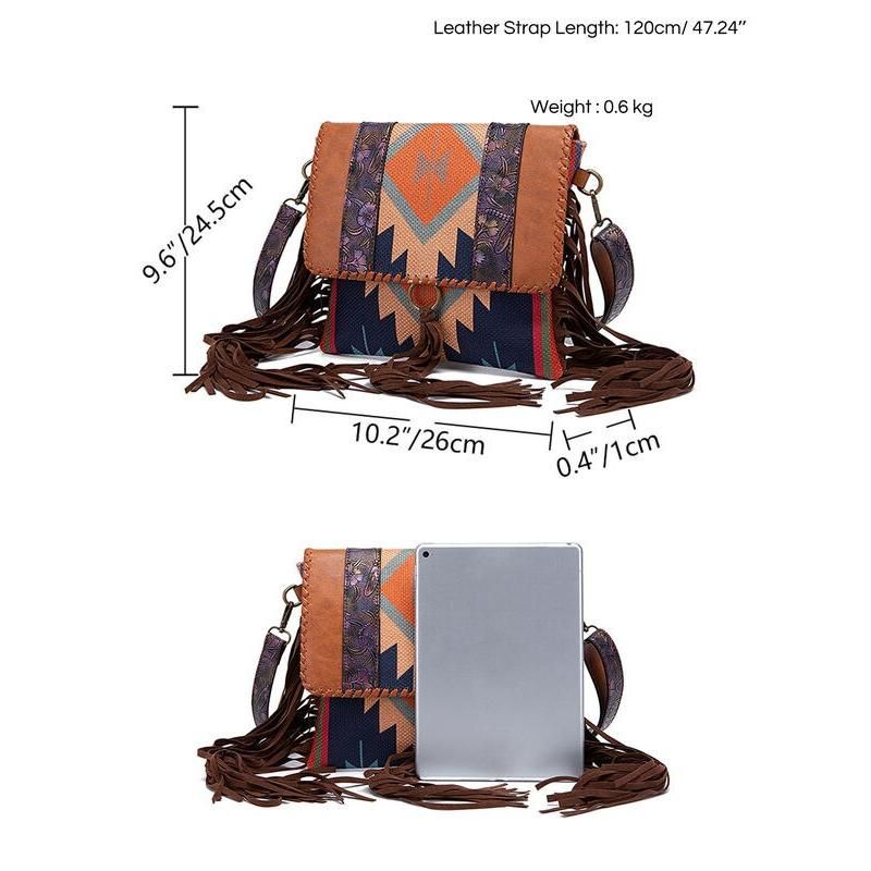 Vintage Boho Tassel Shoulder Bag Trendha