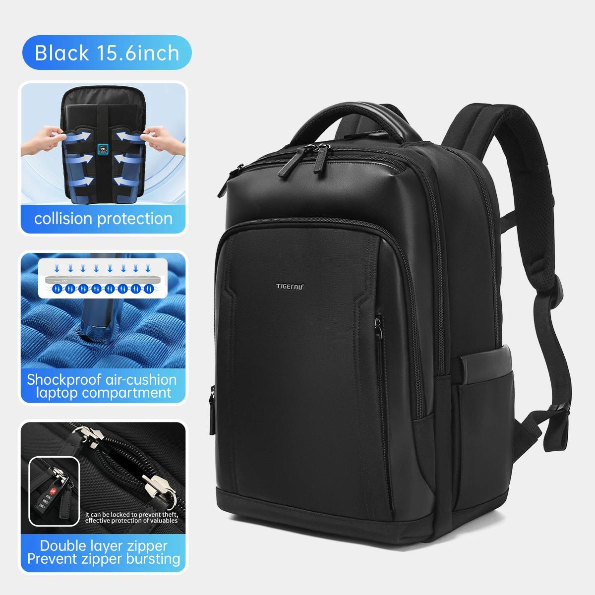 Durable Business Laptop Backpack with Double-Layer Zipper Trendha