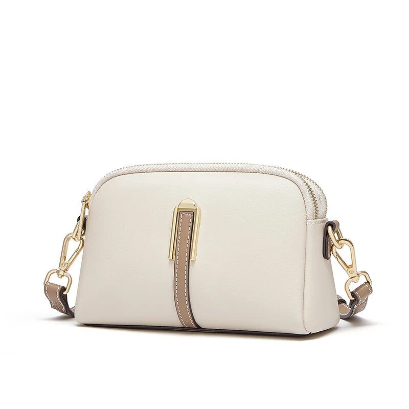 Elegant Leather Crossbody & Shoulder Satchel Trendha