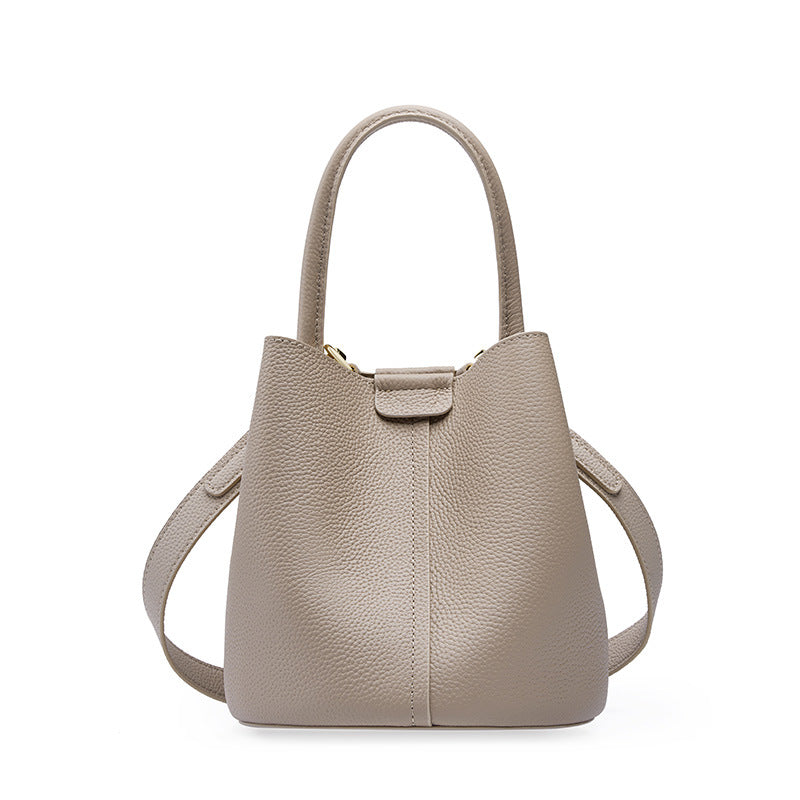 Leather Bucket Bag for Women Trendha