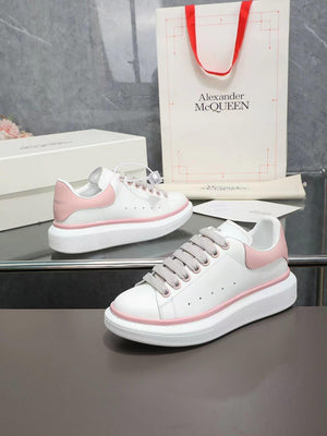 ALMC Pink and White Oversized  Sneakers-035 Designer Sneakers