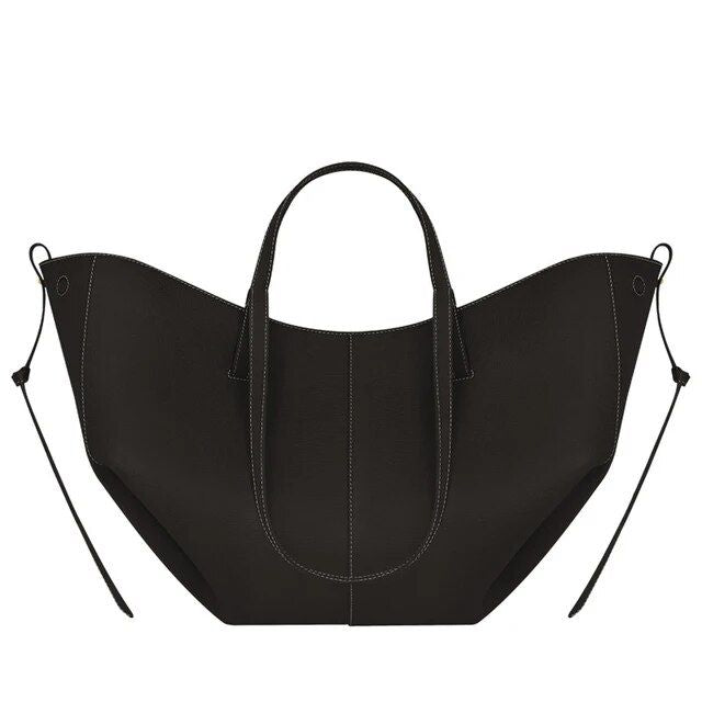 Elegant Large Leather Shoulder Bag Trendha