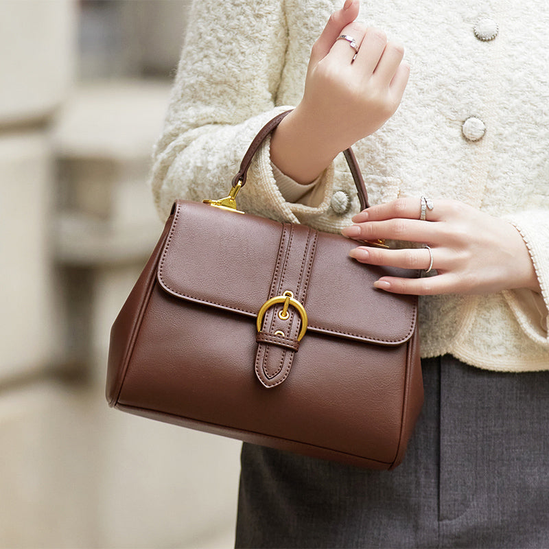 Genuine Leather Shoulder Messenger Bag Trendha