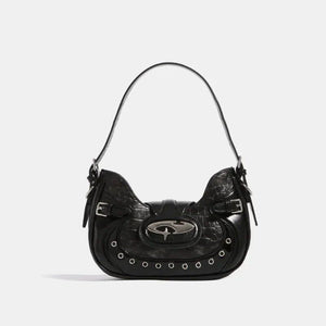 Gothic Silver Patchwork Harajuku Fashion Handbag Trendha