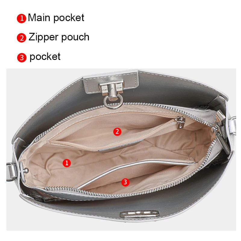 Stylish Chain Shoulder Bag – Cowhide Square Underarm Bag Trendha