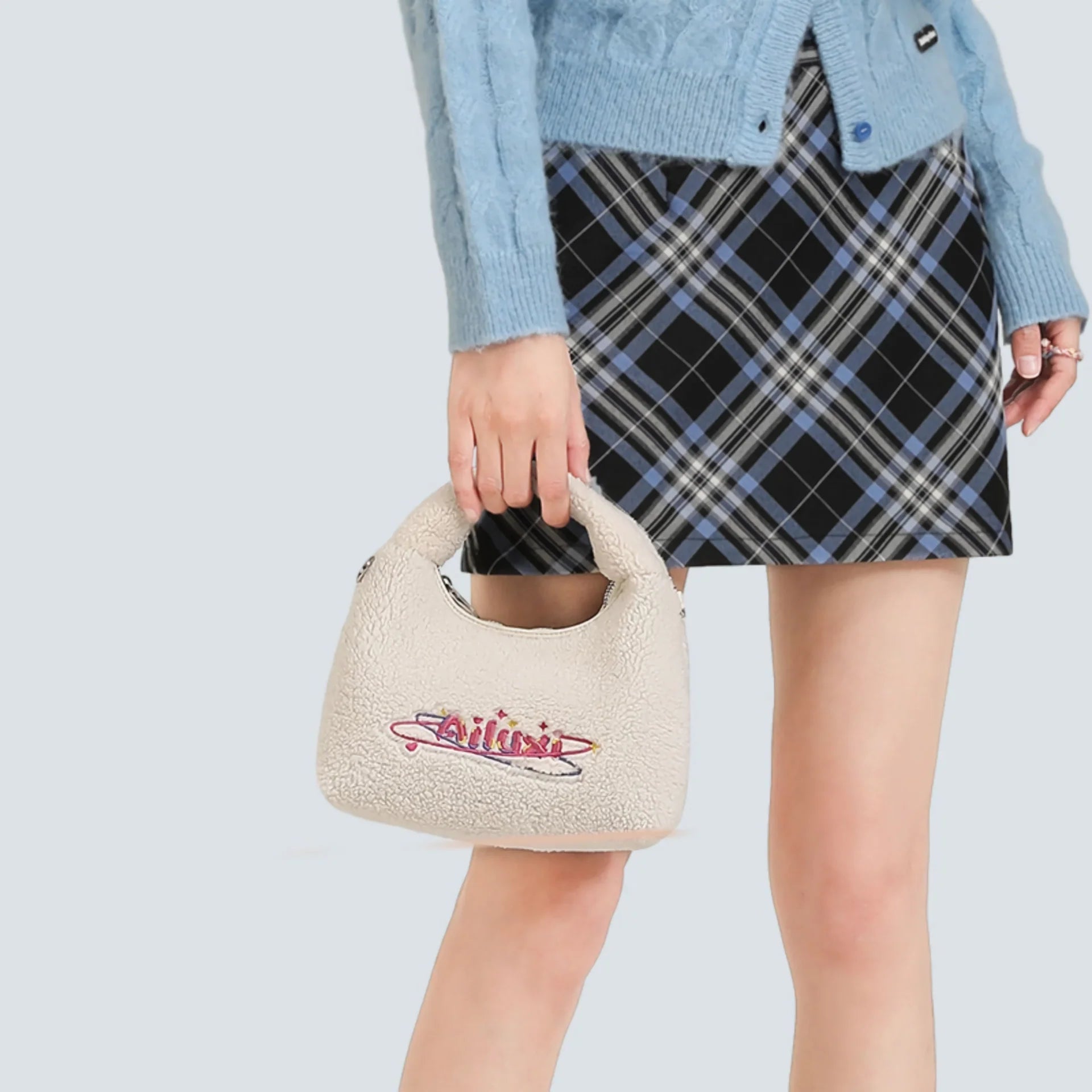 Cute Plush Dumpling Handbag for Women - Unique Crossbody Bag Trendha