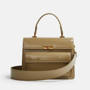 Elegant PU Leather Tote Bag Trendha