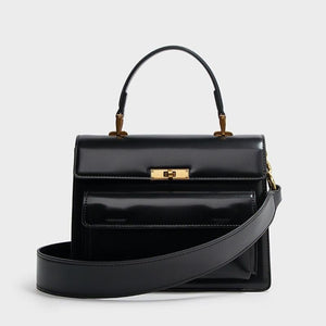 Elegant PU Leather Tote Bag Trendha