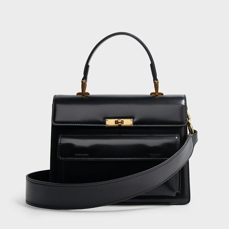 Elegant PU Leather Tote Bag Trendha
