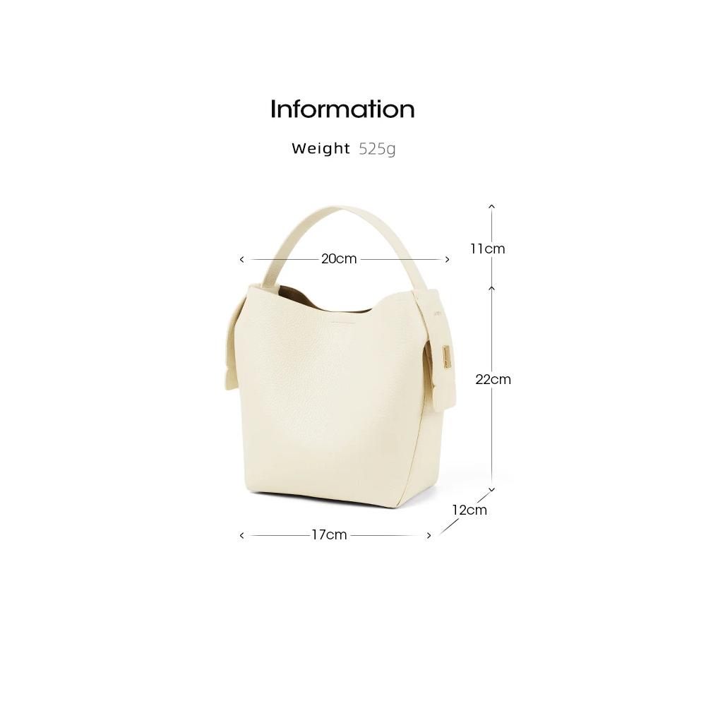 Genuine Leather Women’s Bucket Shoulder & Crossbody Bag Trendha