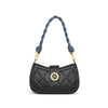 Handcrafted Genuine Leather Woven Crossbody Messenger Bag for Women Trendha