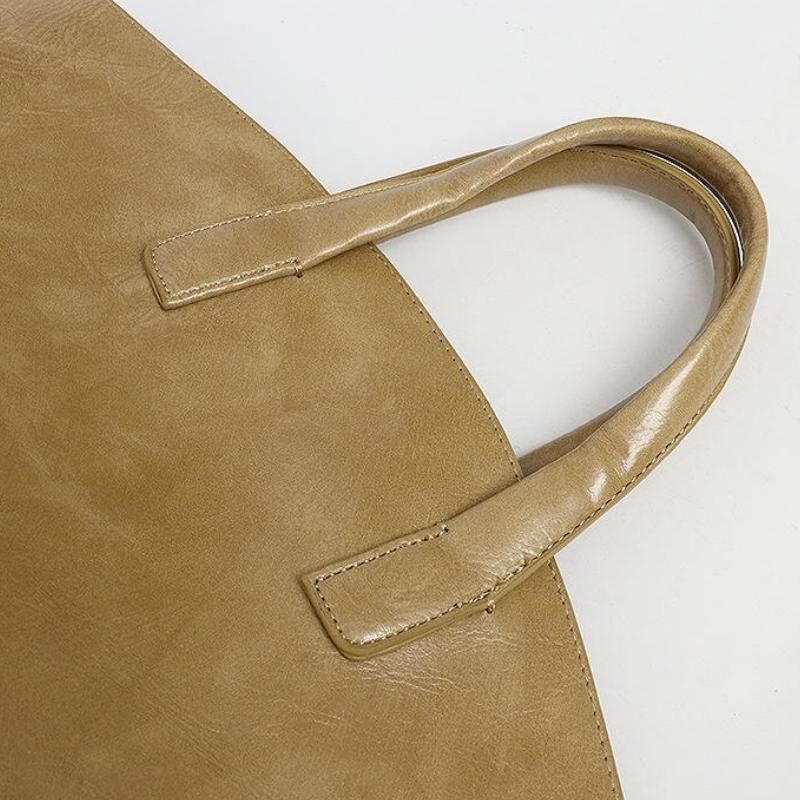 Elegant Vegan Leather Tote Bag Trendha