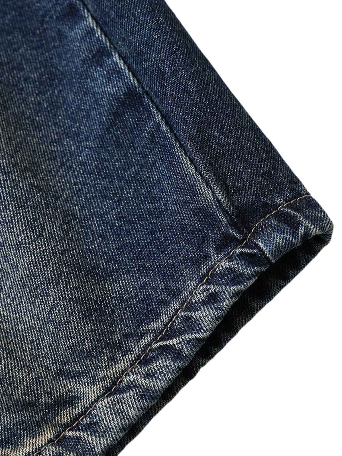 Heavy Washed Workwear Baggy Barrel Jeans - 2337 - Goatlv