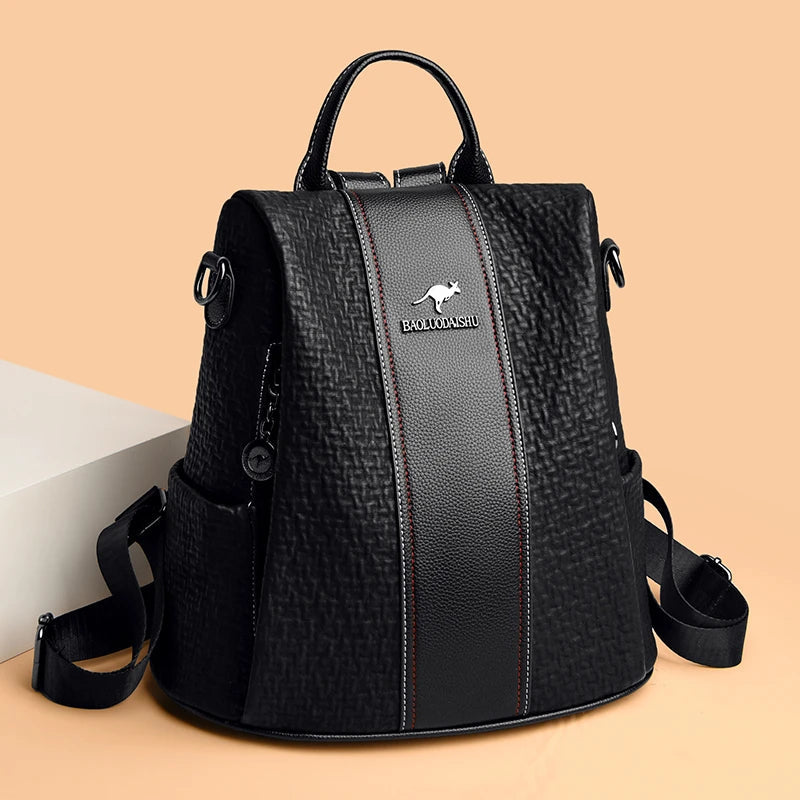 Luxury Soft Leather Backpack for Women Trendha