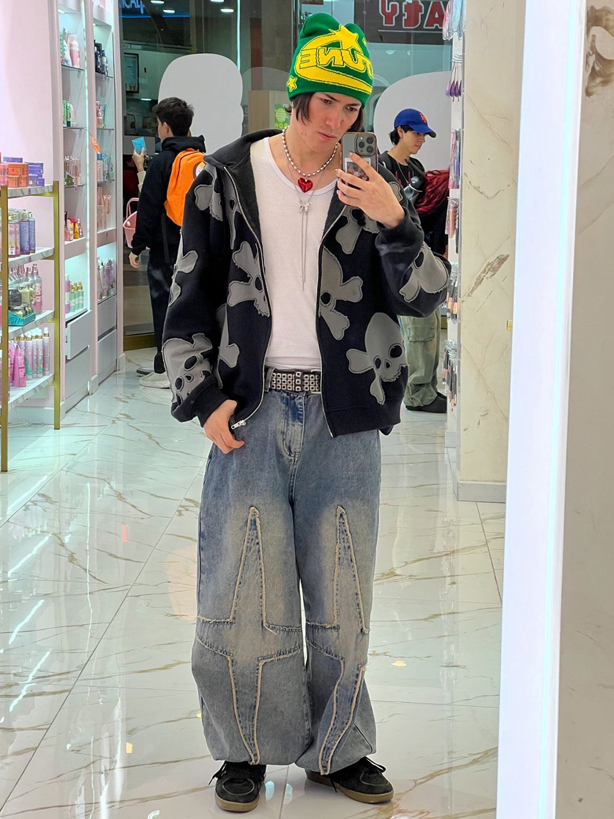 High Street Star Washed Jeans - 2150 - Goatlv