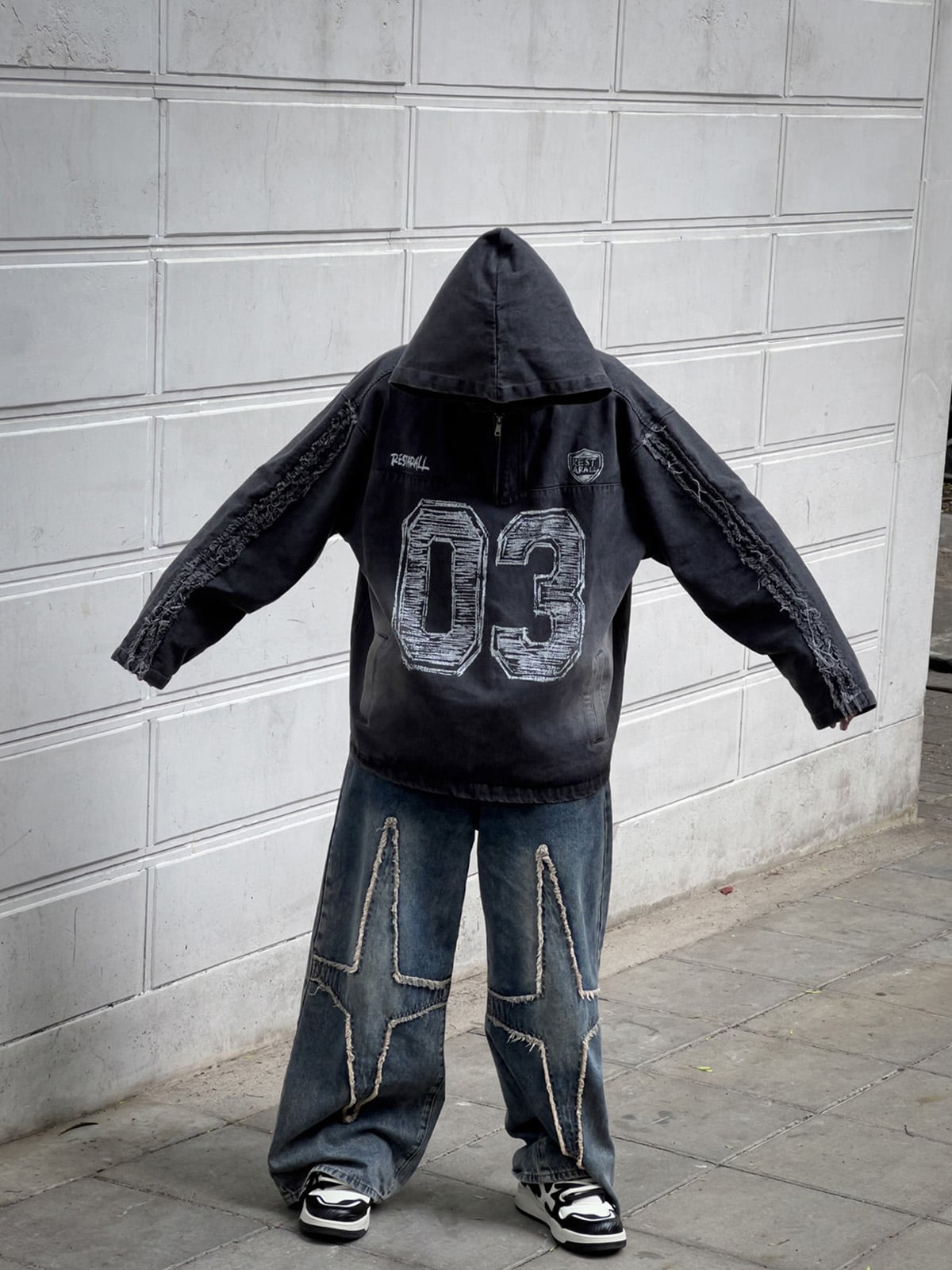 High Street Star Washed Jeans - 2150 - Goatlv