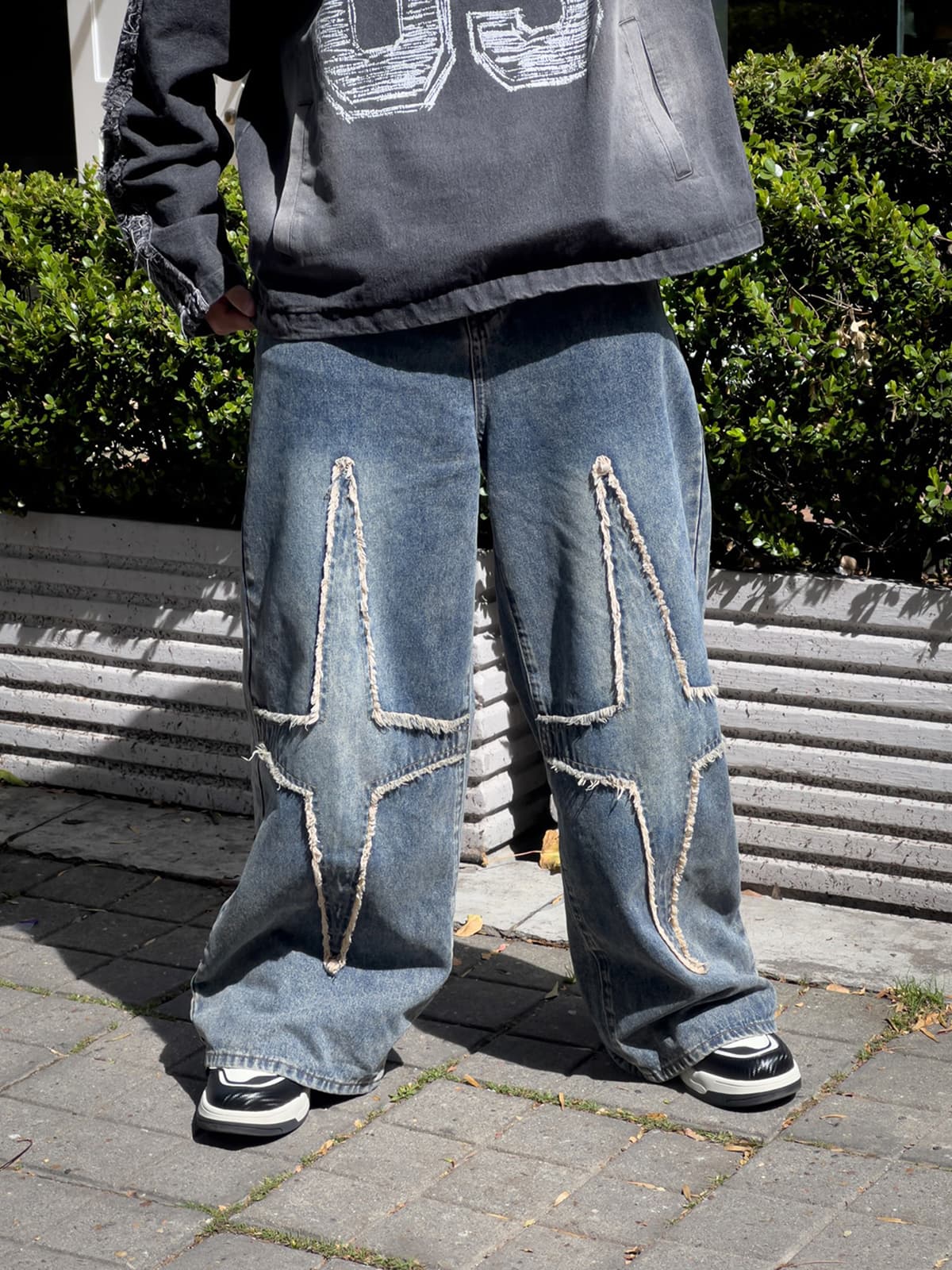 High Street Star Washed Jeans - 2150 - Goatlv