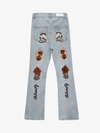 Goatlv High Street Embroidery Retro Jeans - 1574 - Goatlv