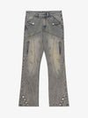 Goatlv Patchwork Stressed Jeans