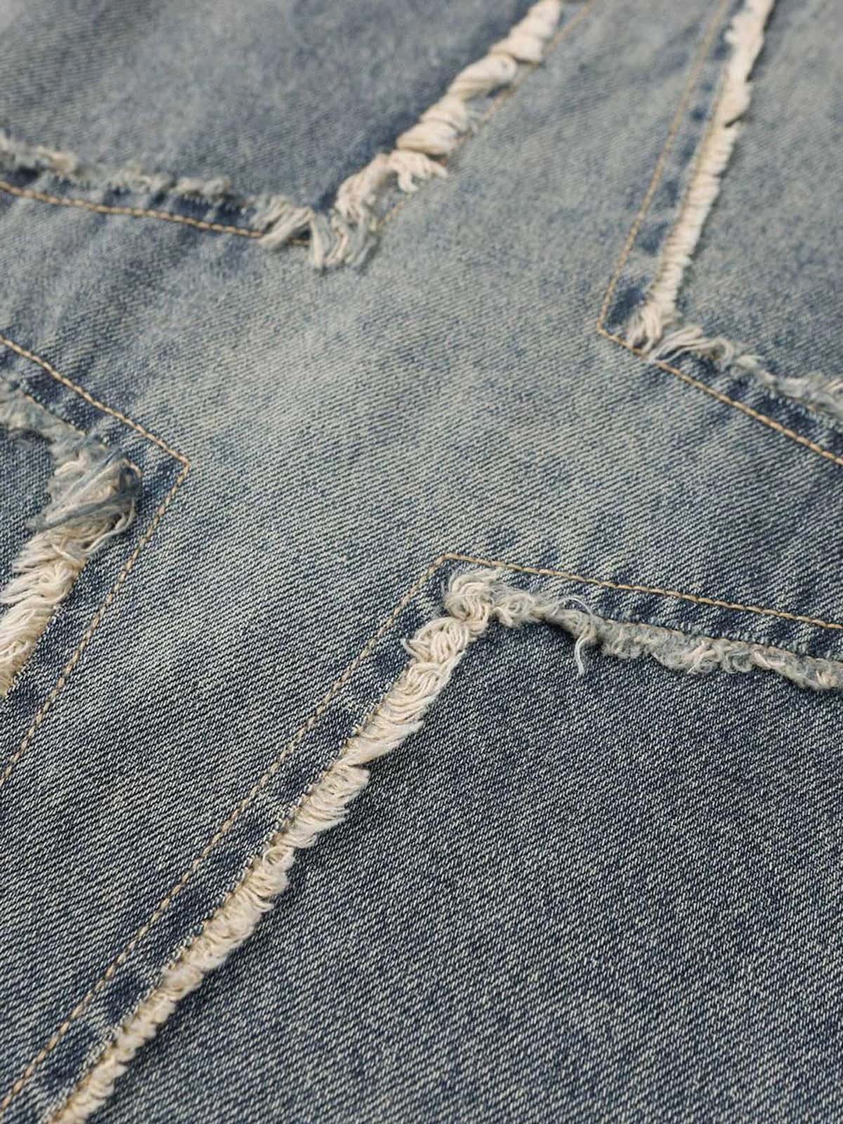 High Street Star Washed Jeans - 2150 - Goatlv