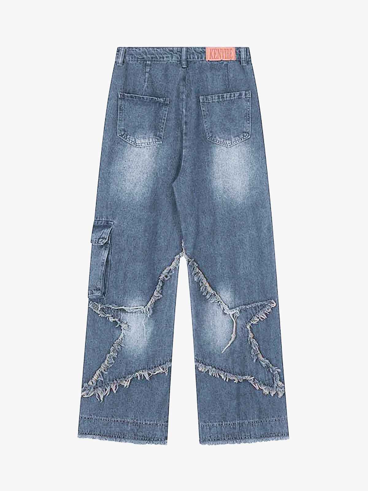 Goatlv Patch Embroidered Straight-leg Jeans - 1572