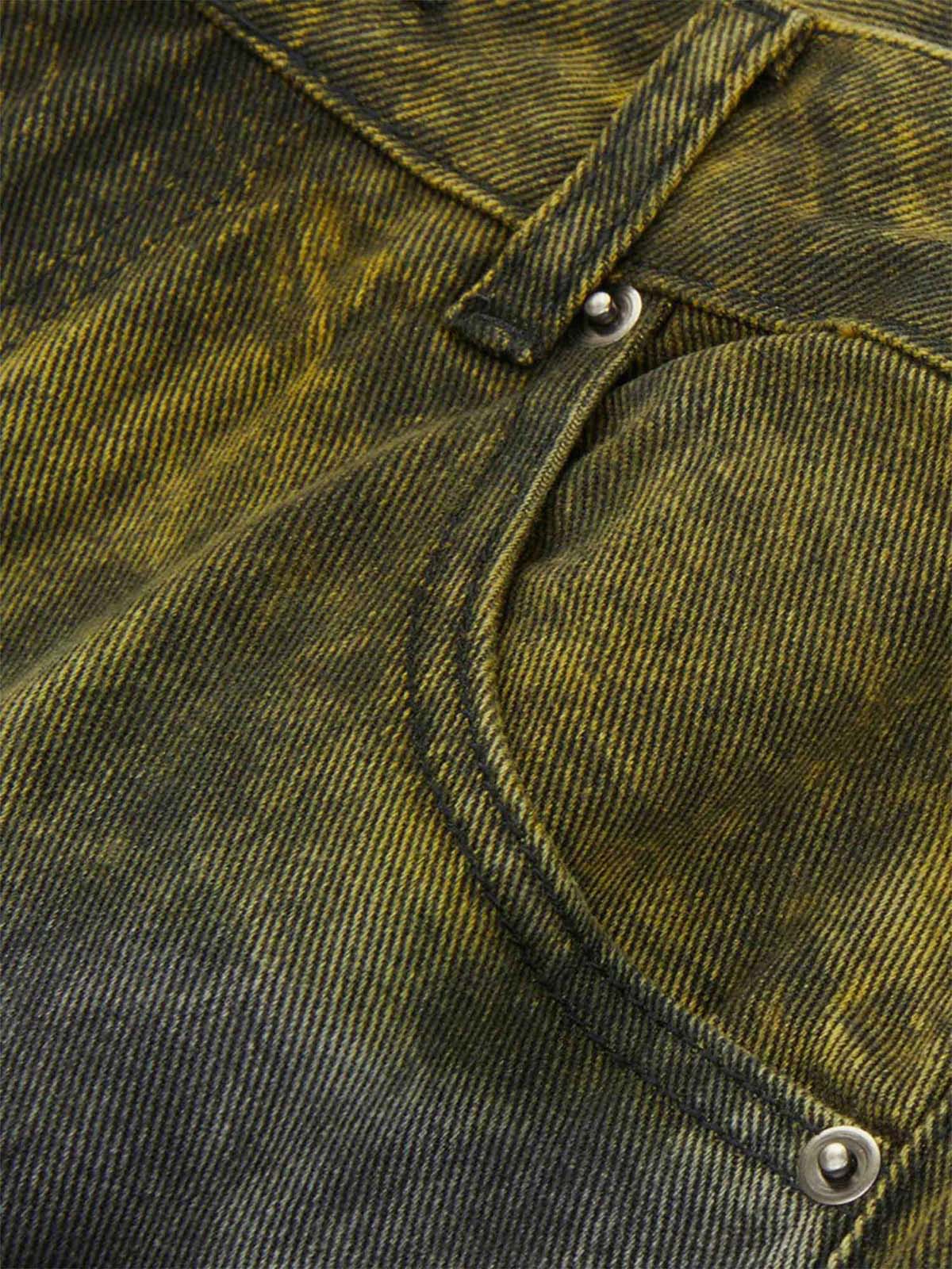 Goatlv Graffiti Fun Tie-Dye Straight Jeans - Goatlv