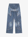 Goatlv Patch Embroidered Straight-leg Jeans - 1572