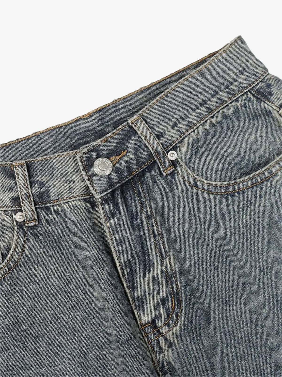 High Street Star Washed Jeans - 2150 - Goatlv