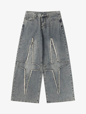 High Street Star Washed Jeans - 2150 - Goatlv