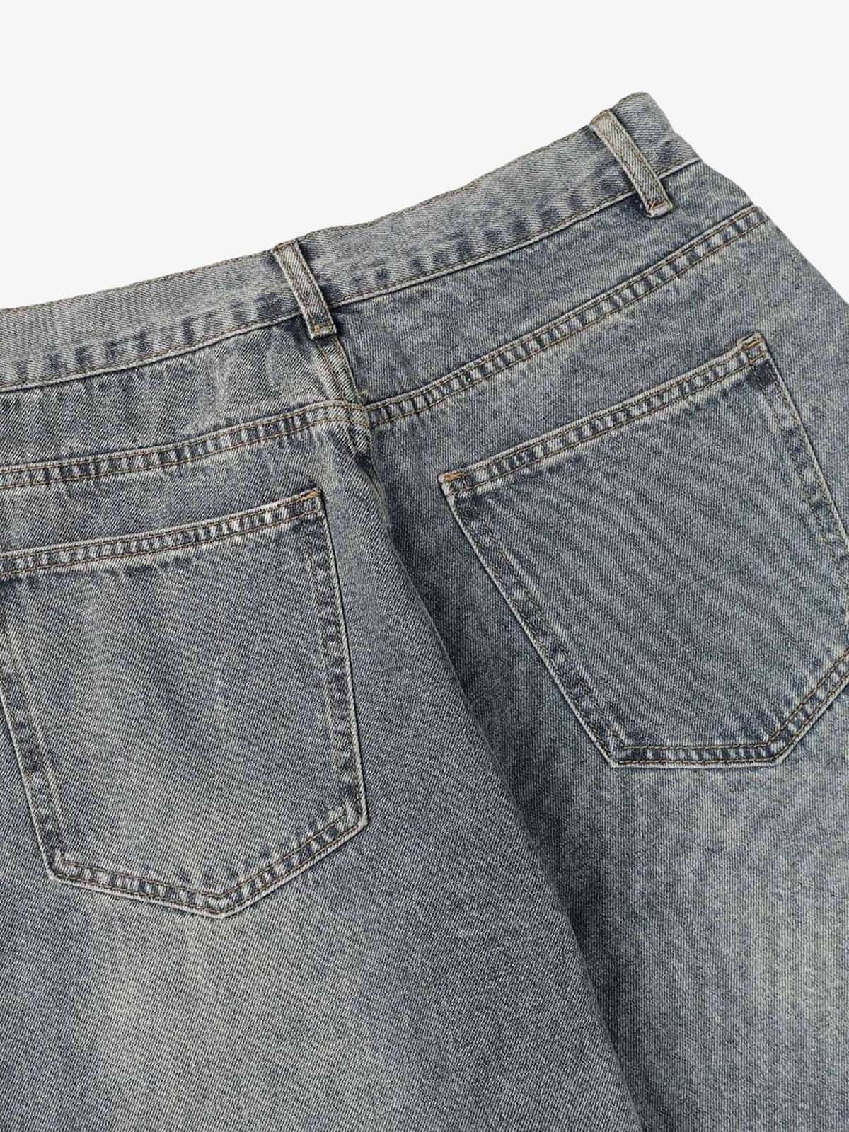 High Street Star Washed Jeans - 2150 - Goatlv