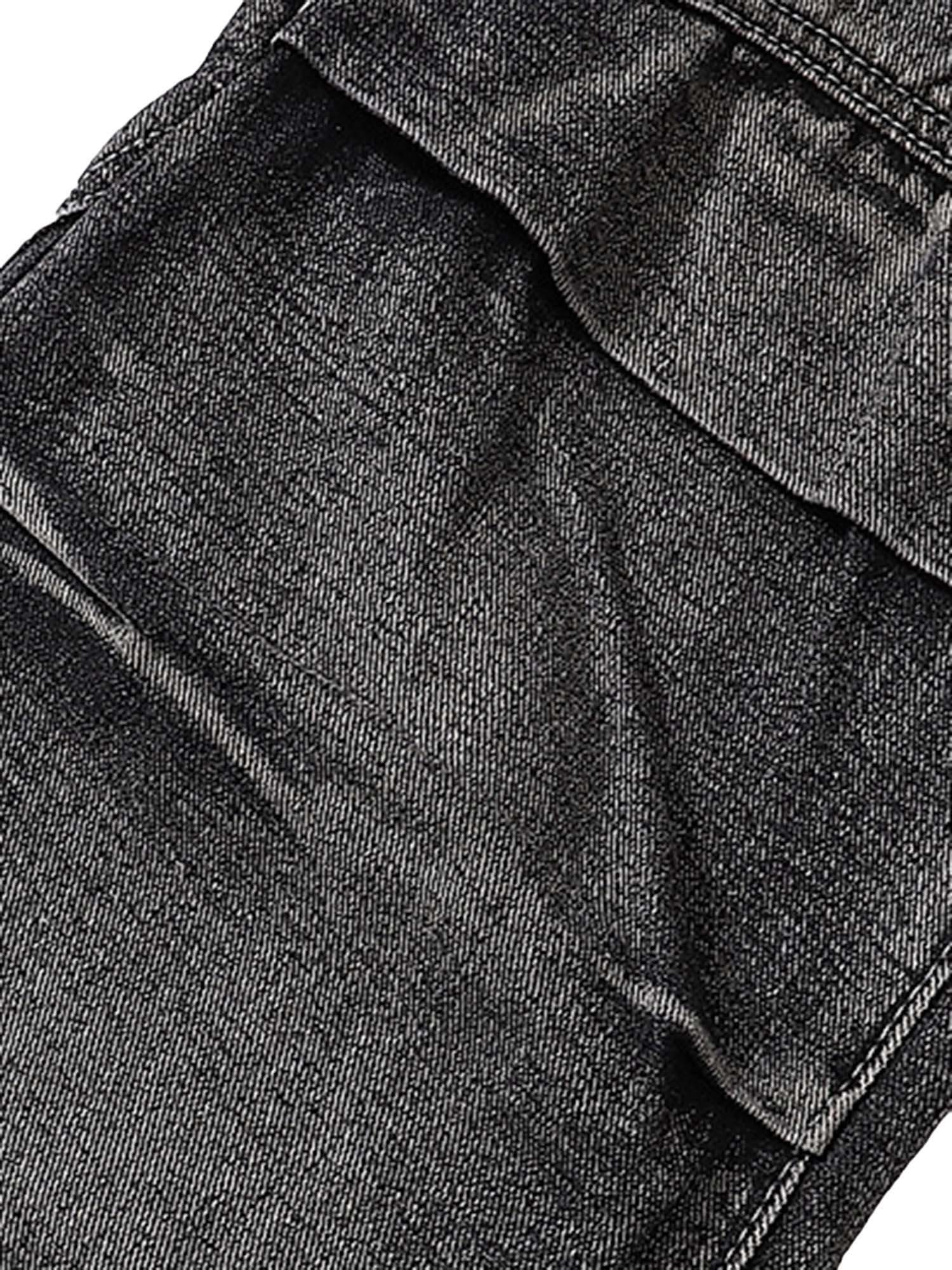 Wasteland Style Washed Distressed Pleated Flare Jeans - Goatlv